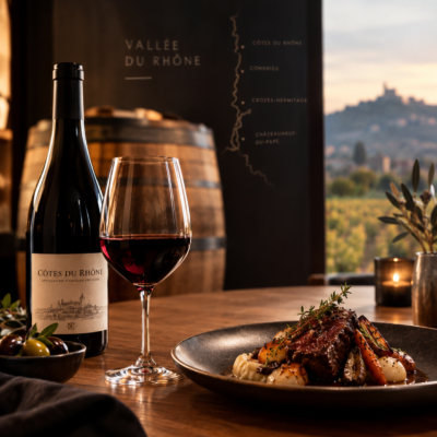 Le 22/01/2027, Repas dégustation à Haguenau – Les vins de la Vallée du Rhône